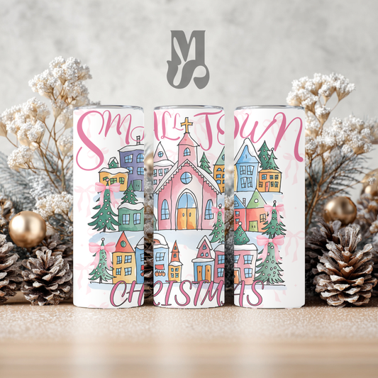 Tumbler 20 oz - Small Town Christmas