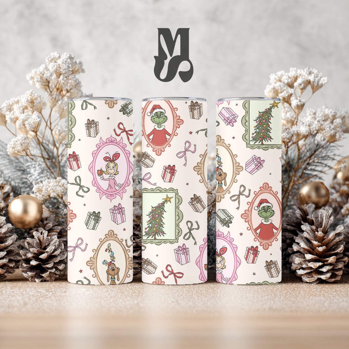 Tumbler 20 oz - Grinch Portrait