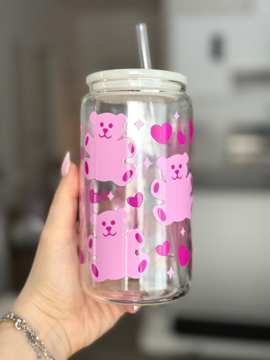 Modèle 16 oz - Pink Teddy