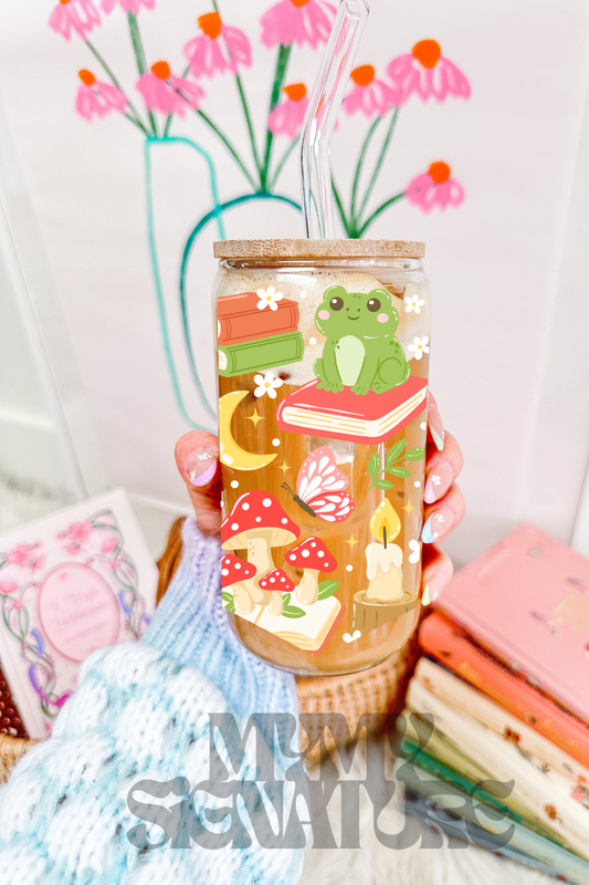 Modèle 16 oz - Books and Frog