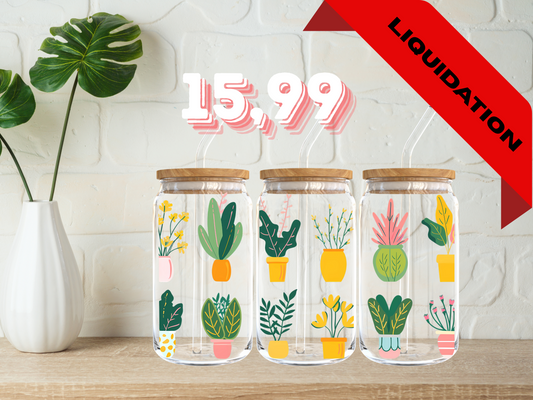 Modèle 16 oz - Cactus en pot