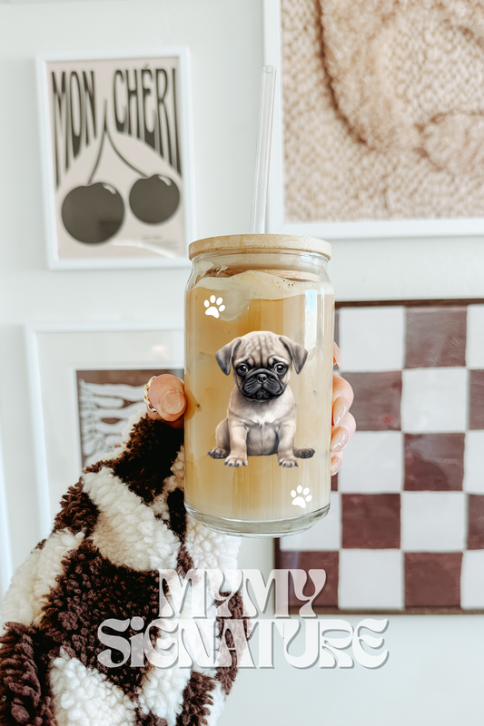 Modèle 16 oz - Bébé pug