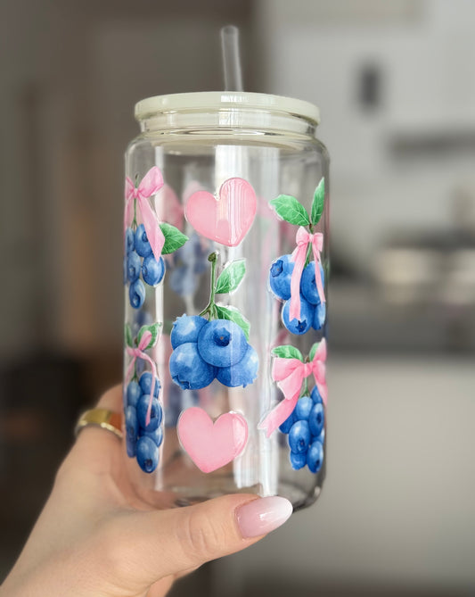 Modèle 16 oz - Blueberry Bow
