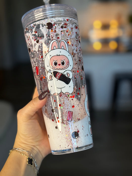 Verre magique 24 oz en plastique - Labubu coke