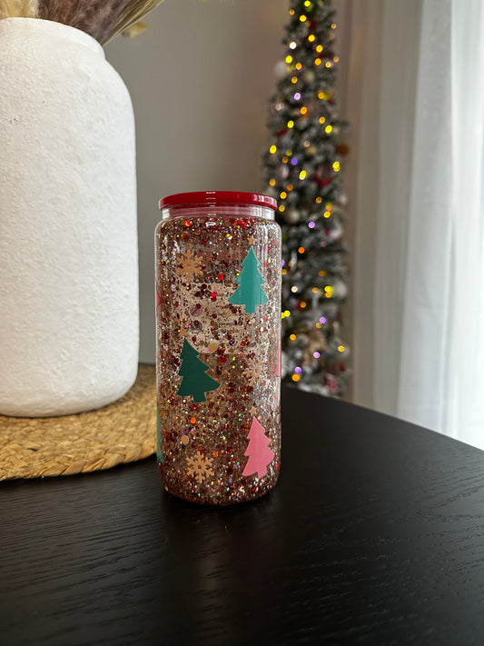 Modèle 16 oz - Sapin colorés