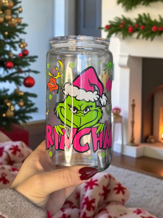 Modèle 16 oz - Pink Grinchmas