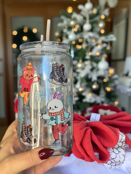 Modèle 16 oz - Cutie animals skating