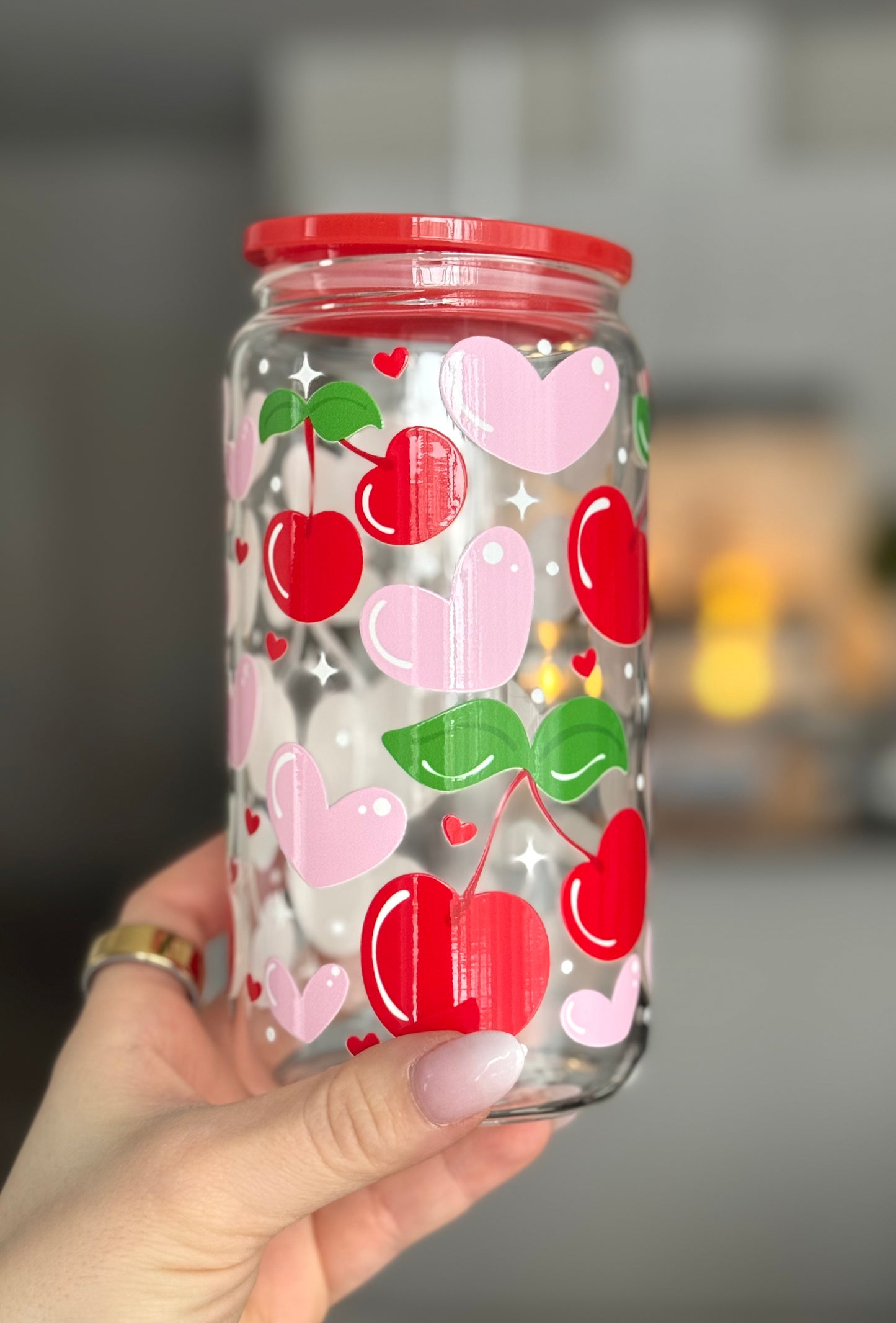 Modèle 16 oz - Cerises de St-Valentin
