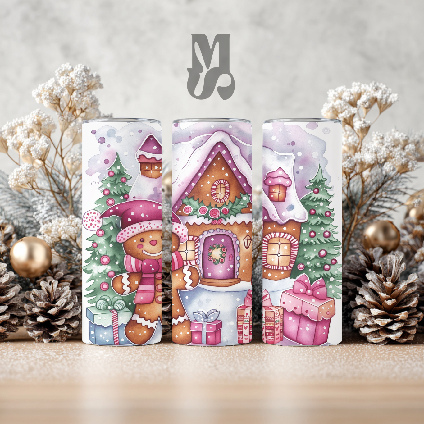 Tumbler 20 oz - Maison pain d'épices