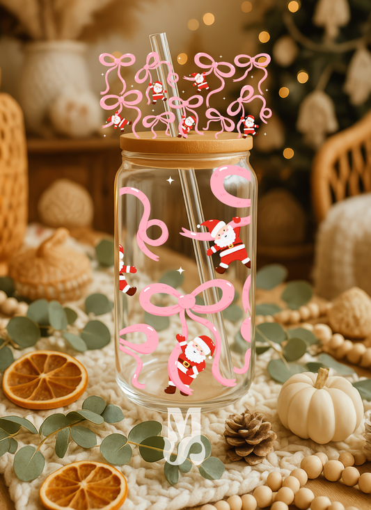 Modèle 16 oz - Boucles et Père Noël
