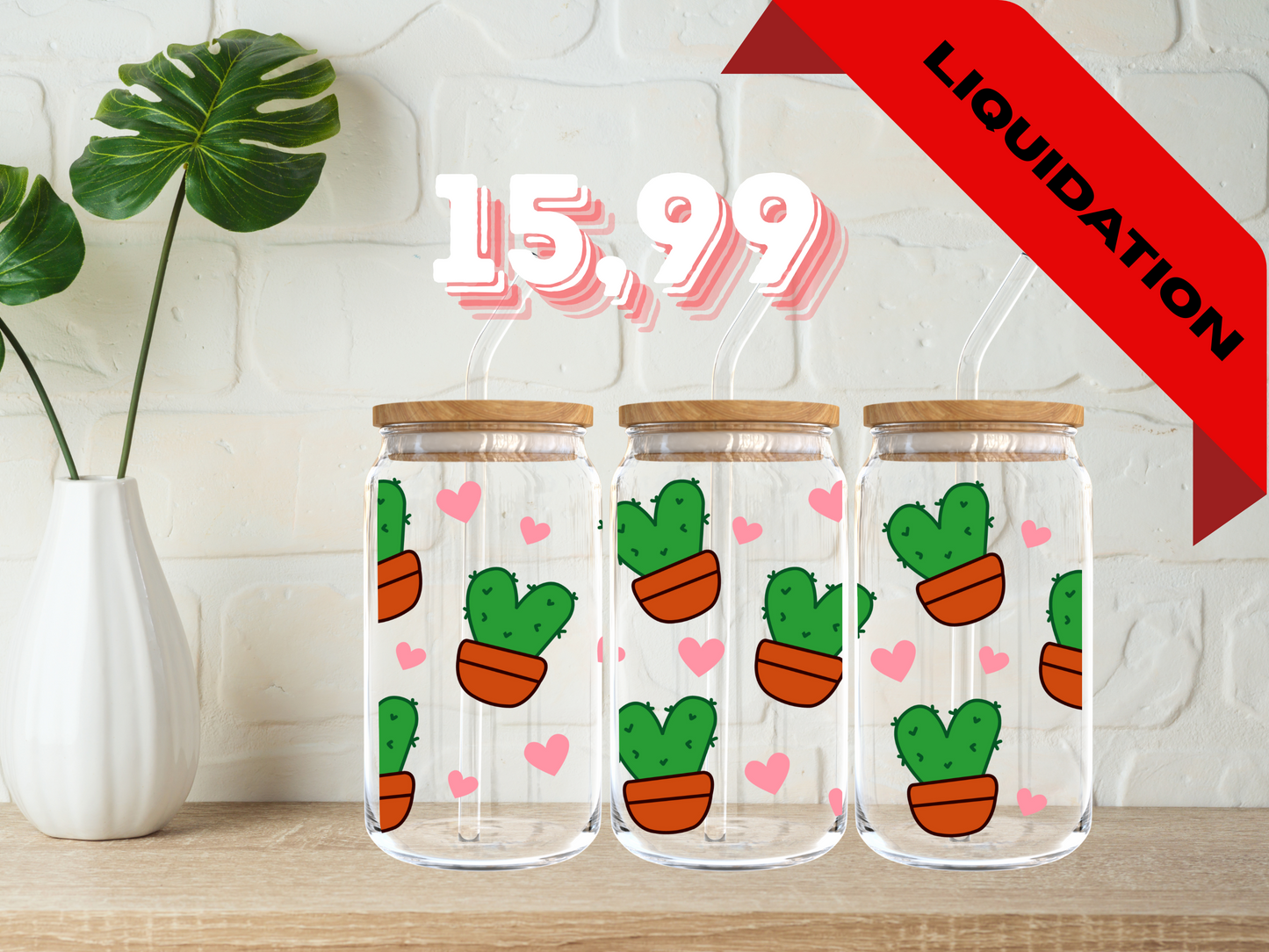 Modèle 16 oz - Cactus