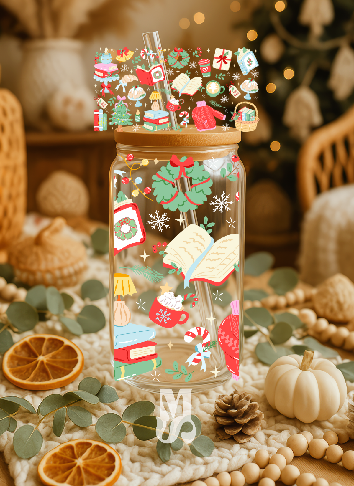 Modèle 16 oz - Livres de Noël