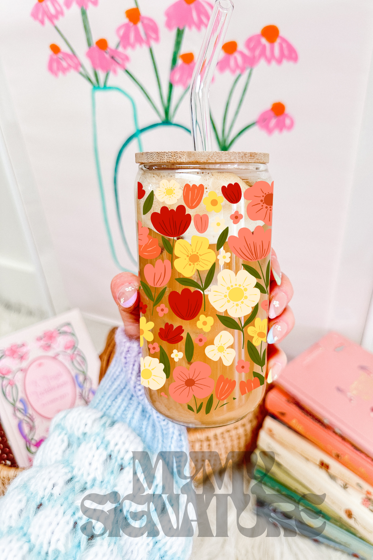 Modèle 16 oz - Fleurs d'étés