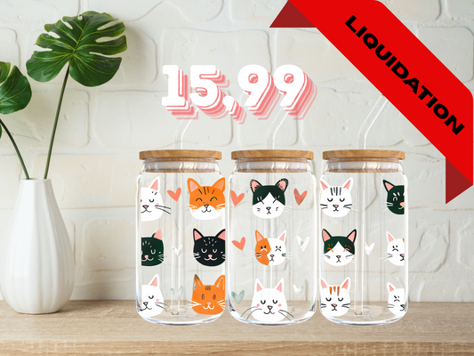 Modèle 16 oz - Chats