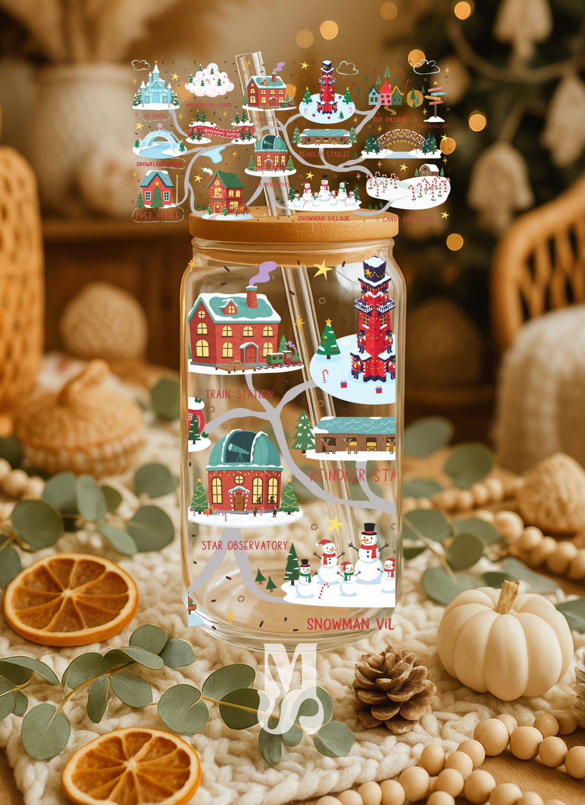 Modèle 16 oz - Village du père Noël