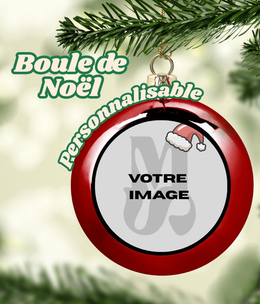 🎄 Boule de Noël personnalisée - Créez votre souvenir unique!