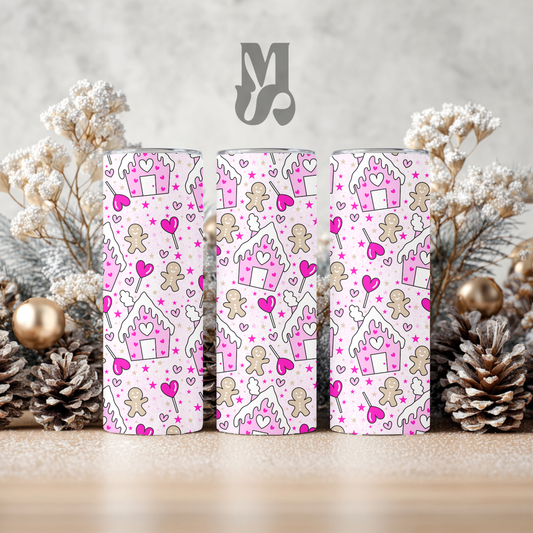 Tumbler 20 oz - Girly Christmas