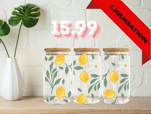 Modèle 16 oz - Citrons feuilles