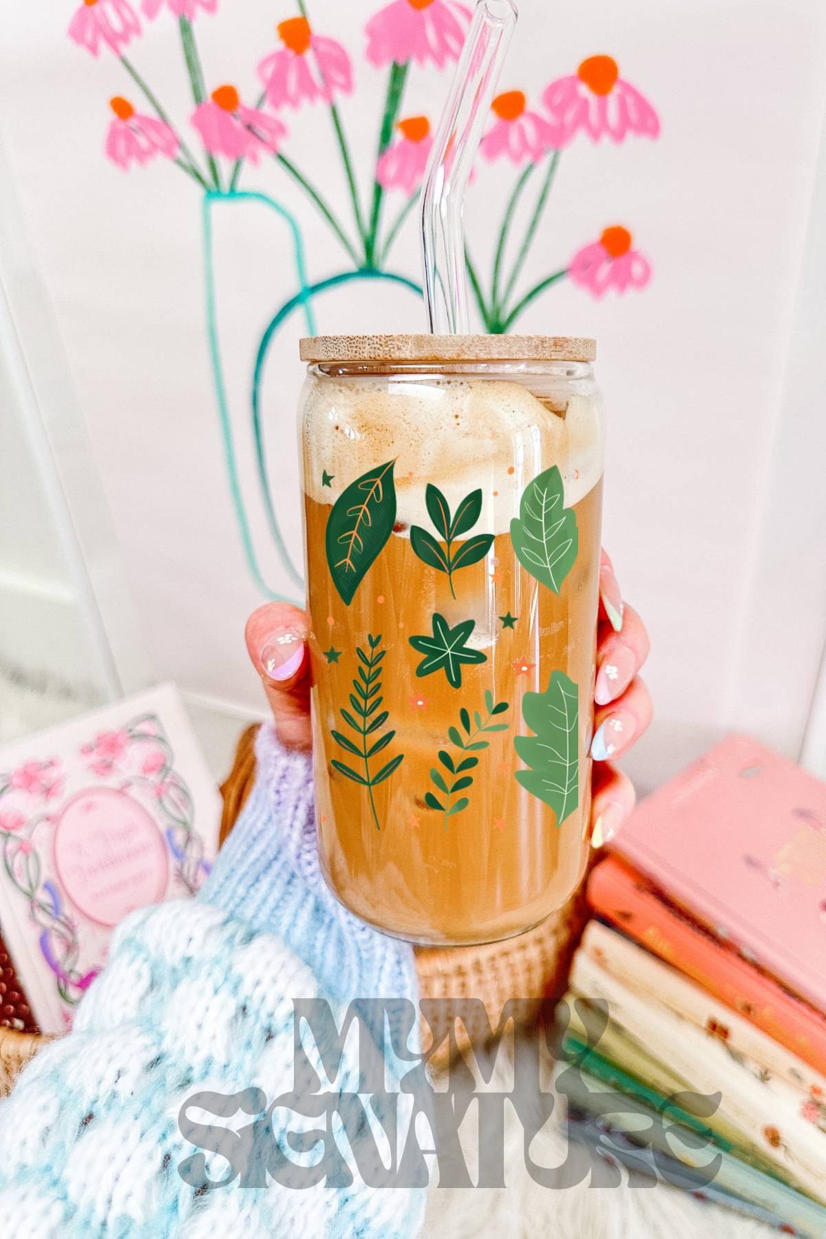 Modèle 16 oz - Feuilles