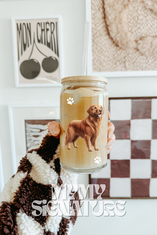 Modèle 16 oz - Golden retriever