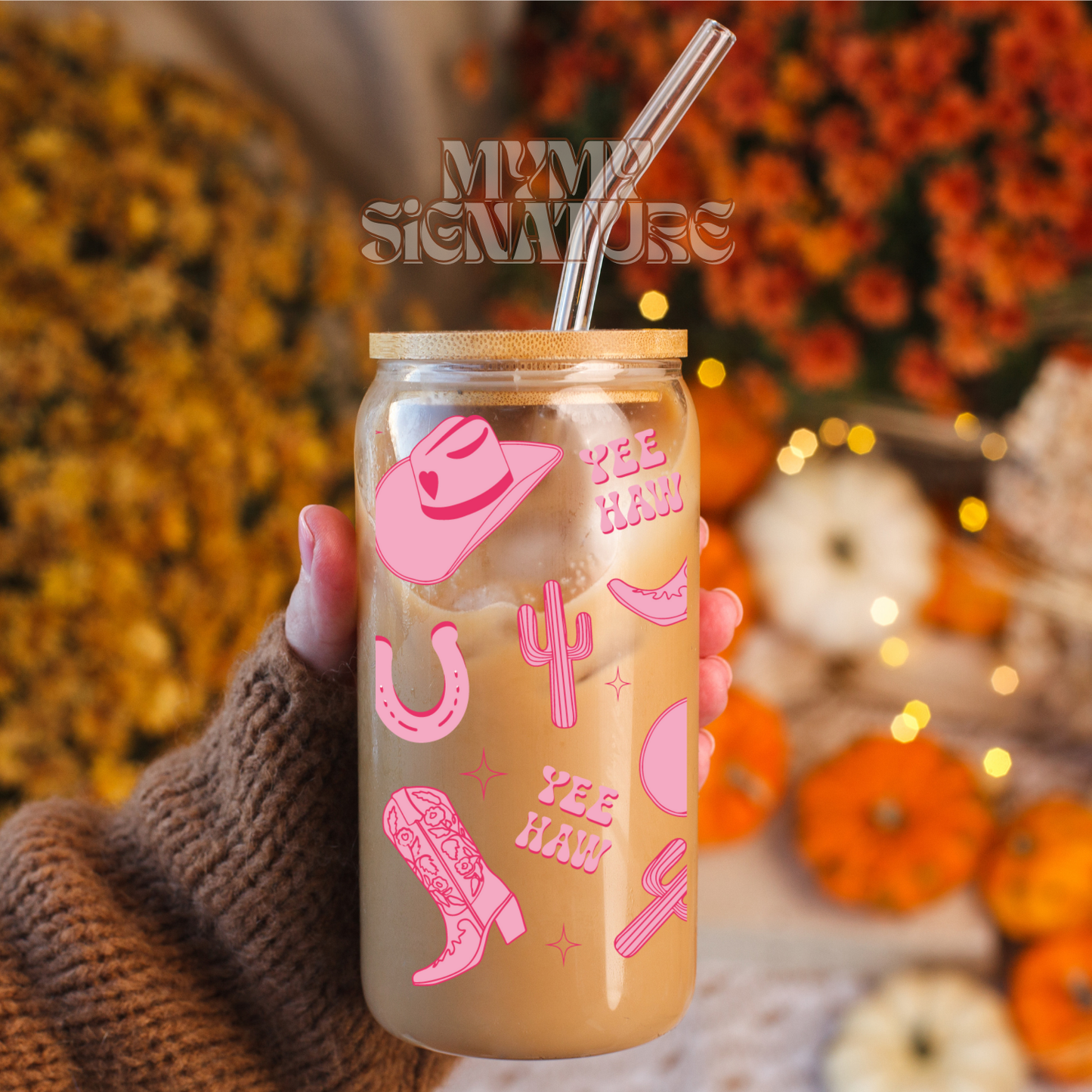 Modèle 16 oz - Yeehaw rose