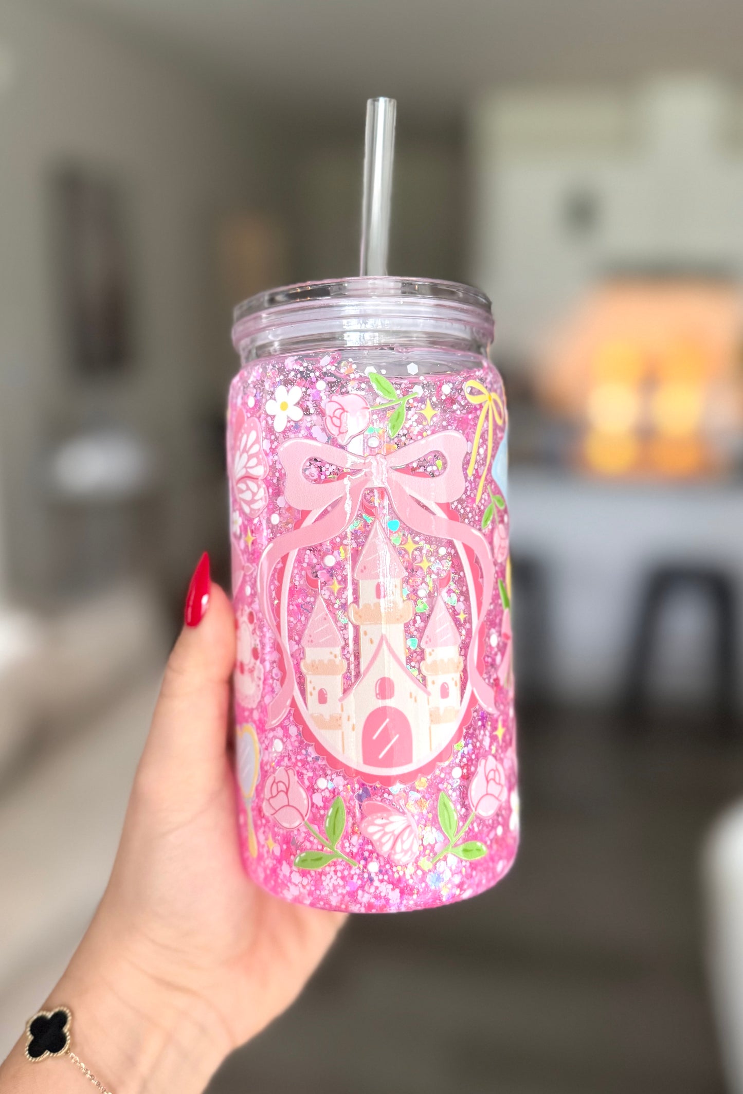 Verre magique 16 oz plastique - Princess