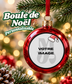 🎄 Boule de Noël personnalisée - Créez votre souvenir unique!