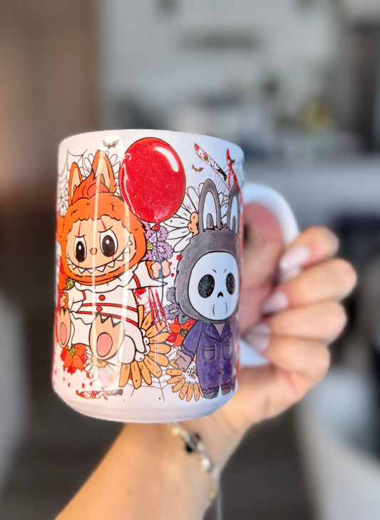 Tasse 15 oz effet 3D - Labubu Halloween 👻