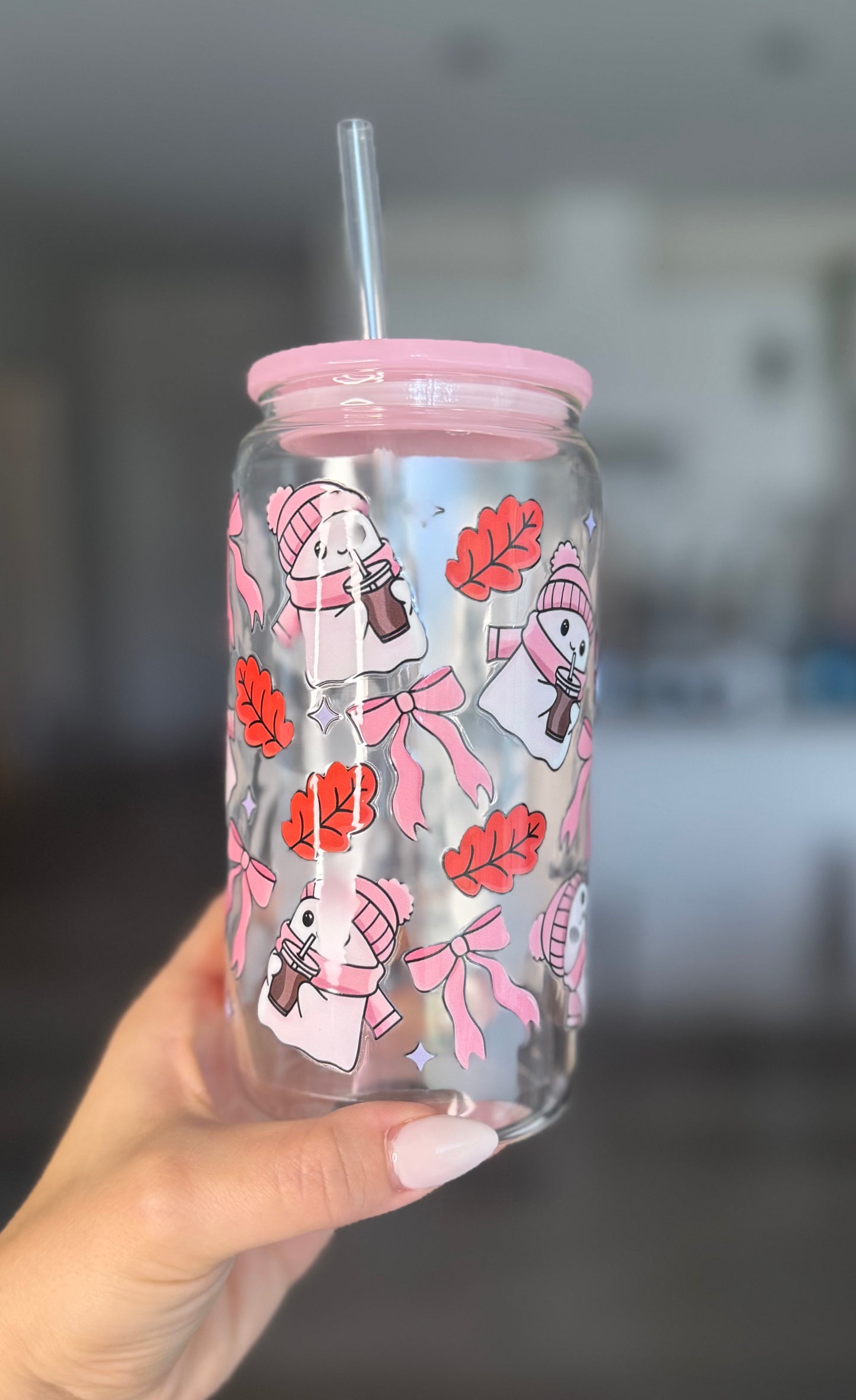 Modèle 16 oz - Fall snowman