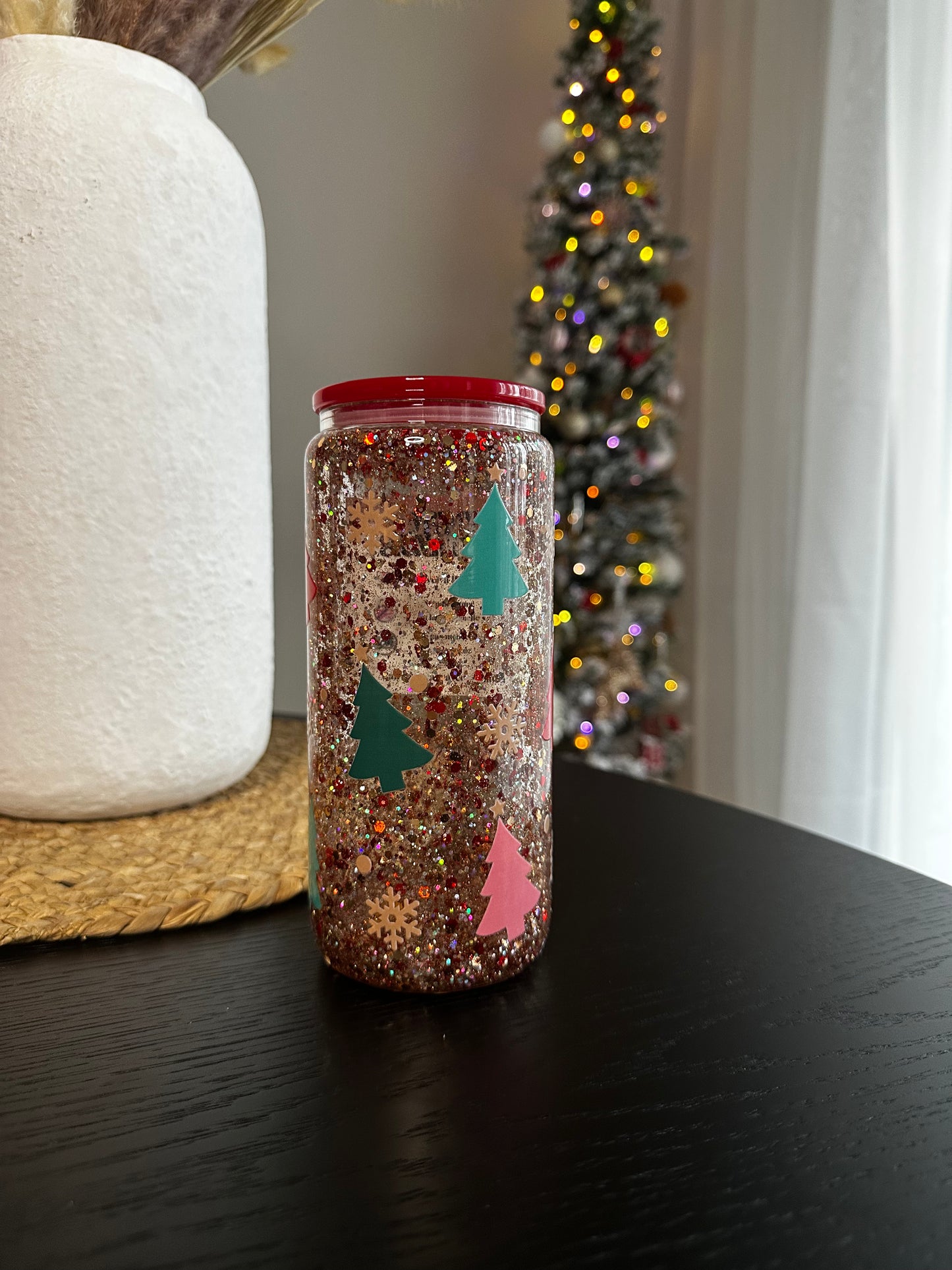 Modèle 16 oz -  Sapin colorés