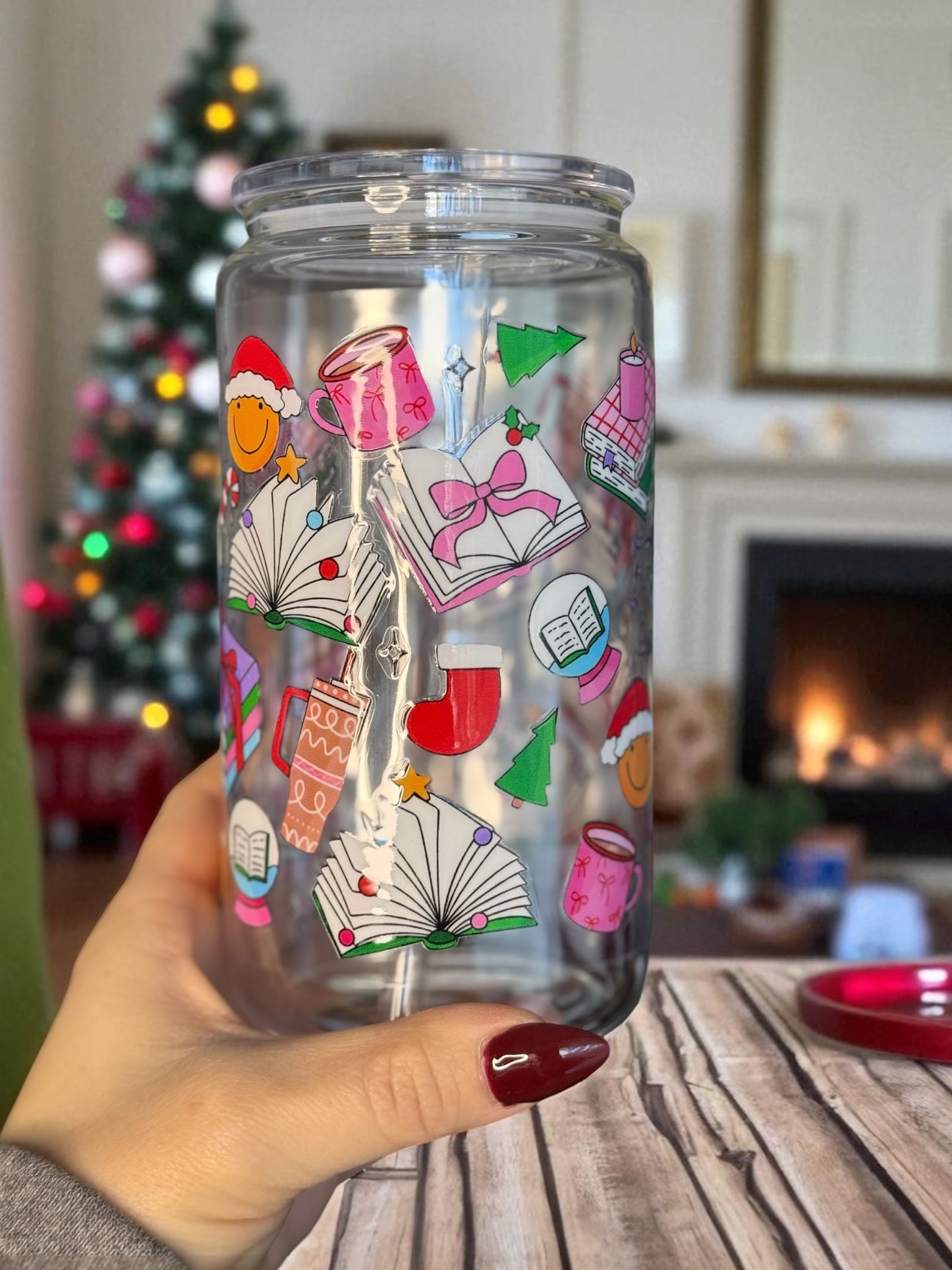 Modèle 16 oz - Smily Christmas