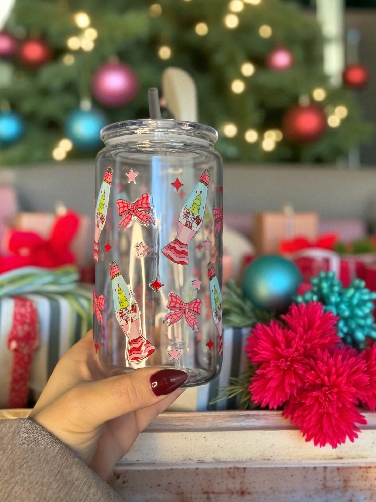 Modèle 16 oz - Lavalamp de Noël