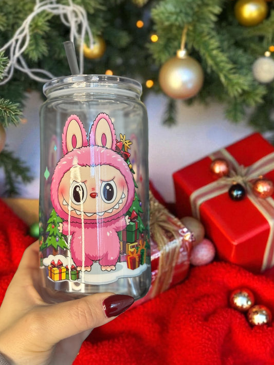 Modèle 16 oz - Christmas Pink Labubuuuuuu