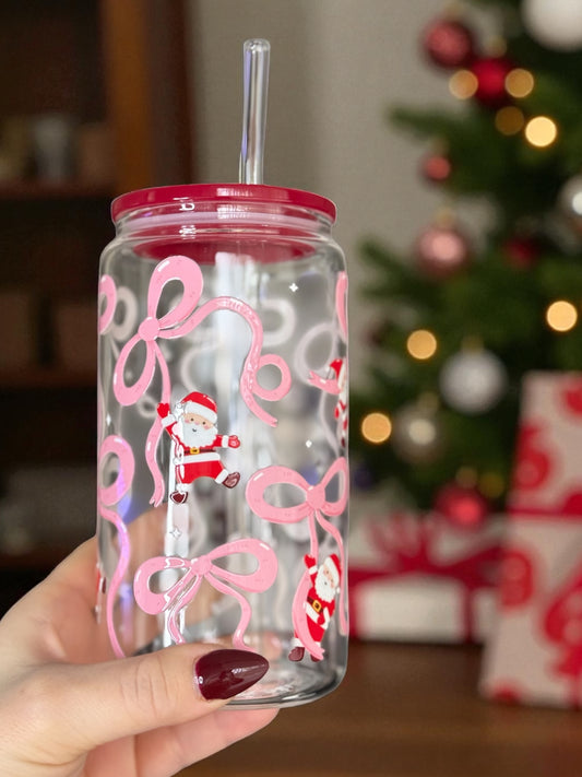 Modèle 16 oz - Boucles et Père Noël