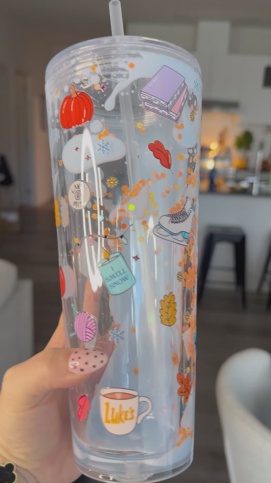 Verre magique 24 oz en plastique - Gilmore girl 🍂