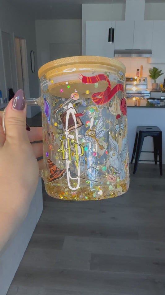 Tasse en verre magique 17 oz - Sorcier 9 3/4 #2