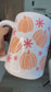 Tasse 15 oz effet 3D - Pièce unique Citrouilles 🌸